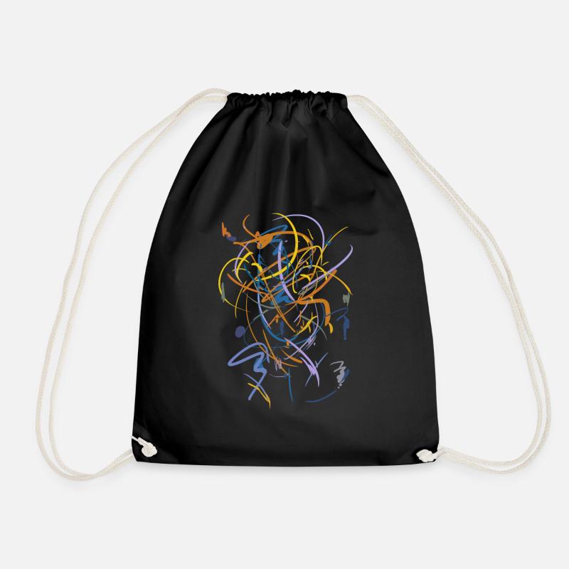 Abstrait - Sac de sport léger - noir