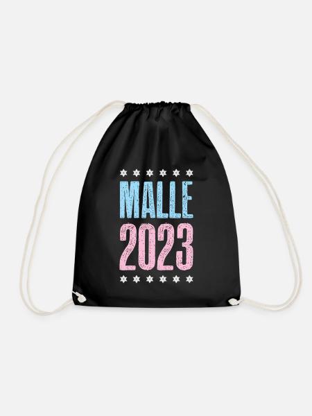 Malle 2023 - Turnbeutel - Schwarz