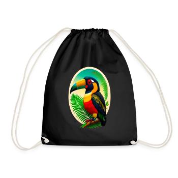 Tucan - Drawstring Bag - black - Front