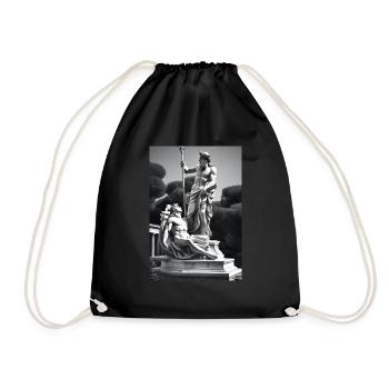 Zeus and Apollo - Drawstring Bag - black - Front