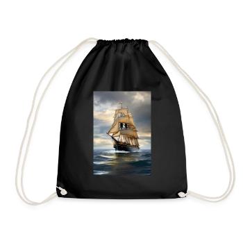 Voilier - Sac de sport léger - noir - Devant