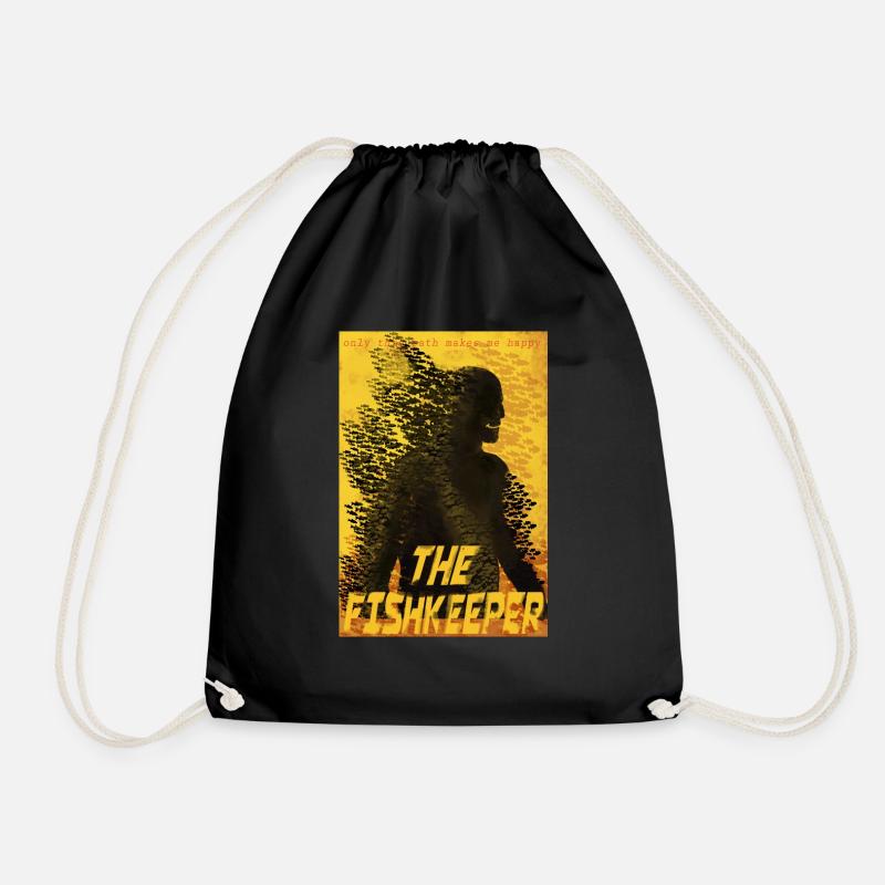 THE FISHKEEPER - Drawstring Bag - black