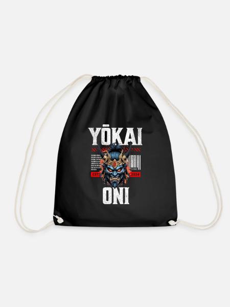 Yokai Oni - Sac de sport léger - noir