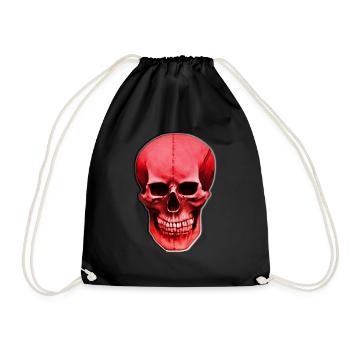Red Scull - Turnbeutel - Schwarz - Vorne