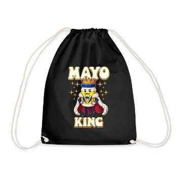 Mayonnaise - Turnbeutel - Schwarz - Vorne