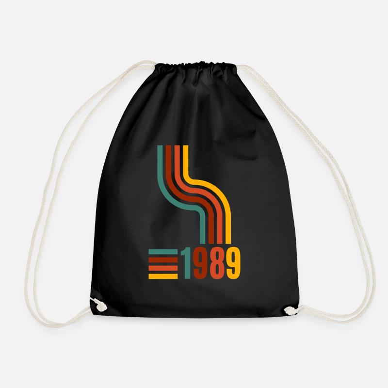 1989 - Drawstring Bag - black