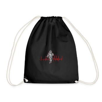Sapeur-pompier COUP DE CŒUR EGK l Pompiers - Sac de sport léger - noir - Devant