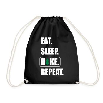 wander - Drawstring Bag - black - Front