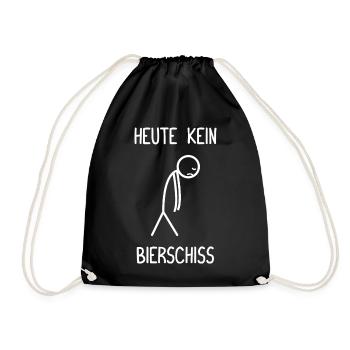 Pas de bière aujourd’hui Buveurs de bière Amateurs de bière - Sac de sport léger - noir - Devant