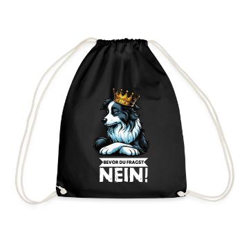 Avant que vous ne demandiez : Border Collie, Chien de Troupeau, Chien Collie - Sac de sport léger - noir - Devant