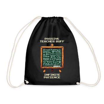 Autonomisation passive de l’enseignant : patience infinie - Sac de sport léger - noir - Devant