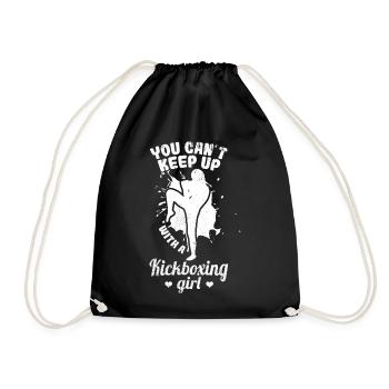 Kickboxing Filles - Sac de sport léger - noir - Devant