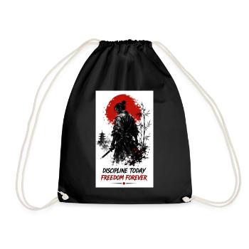 Discipline aujourd’hui Liberté pour toujours - Sac de sport léger - noir - Devant