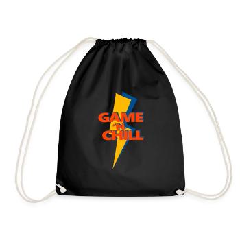 Game 'n Chill - Drawstring Bag - black - Front