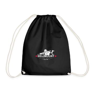Sidemount Diver Diving Gift Tec Diving Caves - Drawstring Bag - black - Front