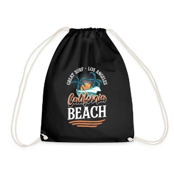 Surf de vagues d’été - Sac de sport léger - noir - Devant