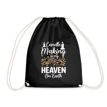 Candles Light Friendship - Drawstring Bag - black - Front