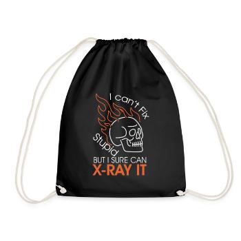 radiology - Drawstring Bag - black - Front
