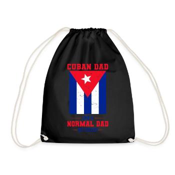 Cuba - Drawstring Bag - black - Front
