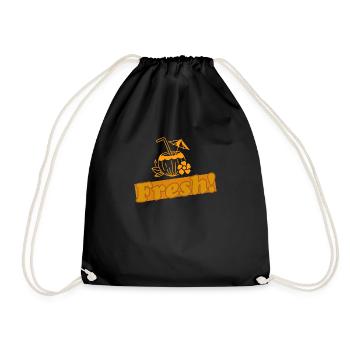 Fresh! 5.0 - Drawstring Bag - black - Front