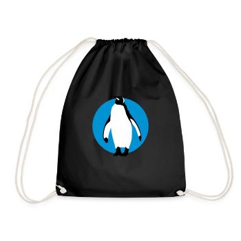 pinguin_032013_b_3c - Sac de sport léger - noir - Devant