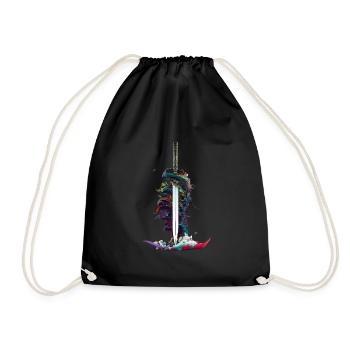 Épée magique - Sac de sport léger - noir - Devant