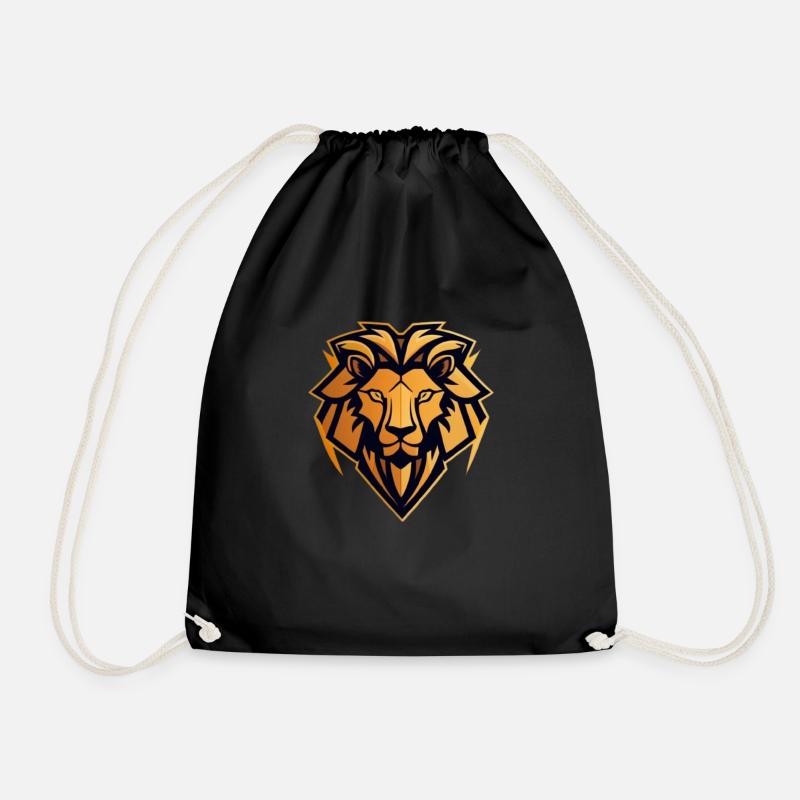 Lion - Sac de sport léger - noir