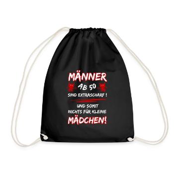 Les hommes de plus de 50 ans sont très chauds... 50e anniversaire - Sac de sport léger - noir - Devant