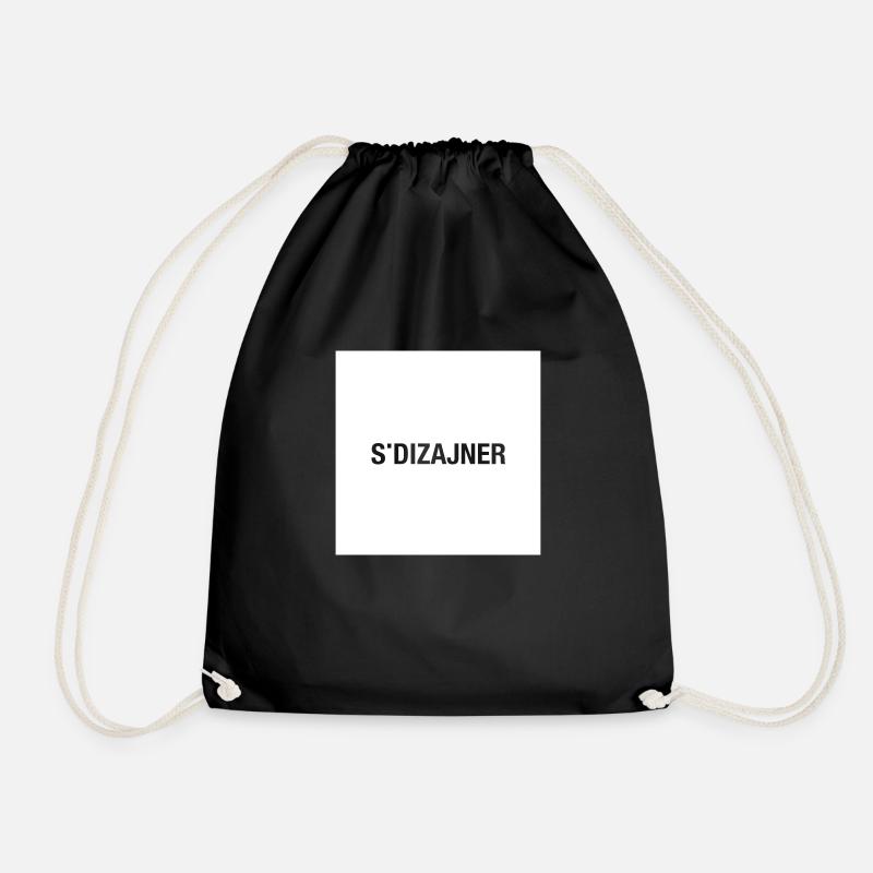 S'DIZAJNER - Turnbeutel - Schwarz