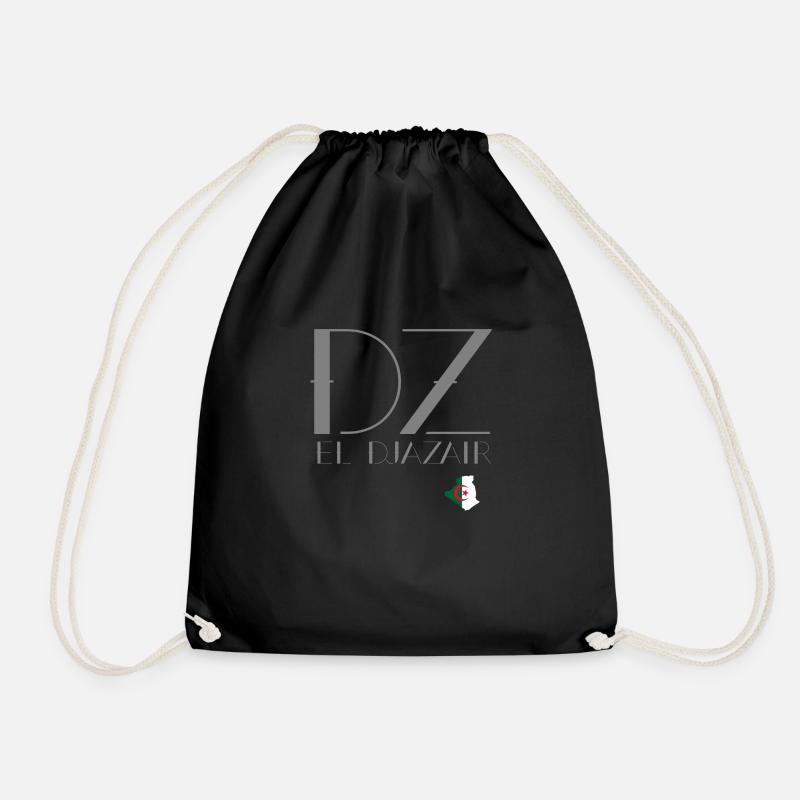 DZ EL Djazair gris - Sac de sport léger - noir