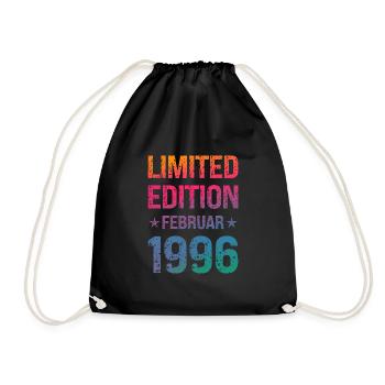 Fête d'anniversaire en édition limitée Vintage 1996 - Sac de sport léger - noir - Devant