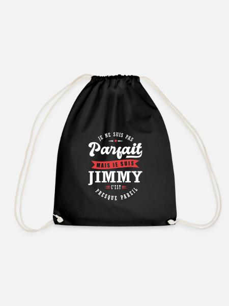 Jimmy Parfait Cadeau prenom jimmy - Sac de sport léger - noir