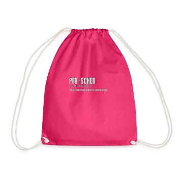 Pfuscher Pfusch Handwerker Pfusch Definition Duden - Turnbeutel - Fuchsia - Vorne