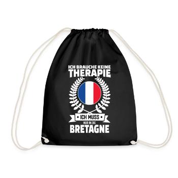 Bretagne Therapie - Turnbeutel - Schwarz - Vorne
