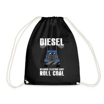 Camion diesel vs conception électrique pour - Sac de sport léger - noir - Devant