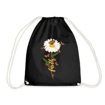 Faith Daisy Christian Jardinier - Sac de sport léger - noir - Devant