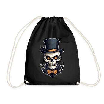 Design d’Halloween effrayant pour la prochaine fête - Sac de sport léger - noir - Devant
