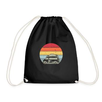 Camping-car Tshirt Hommes - Sac de sport léger - noir - Devant