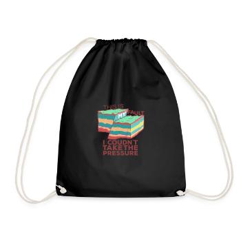 Drôle de T-shirt pun géologue | « C’est ma fille - Sac de sport léger - noir - Devant