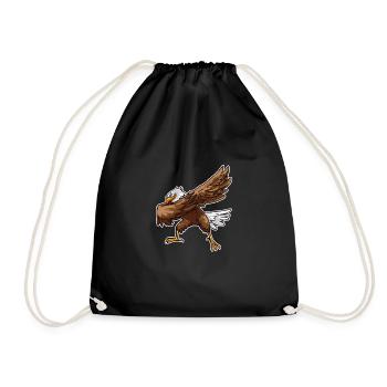 4 juillet Proud Dabbing American Eagle USA T-Shirt - Sac de sport léger - noir - Devant