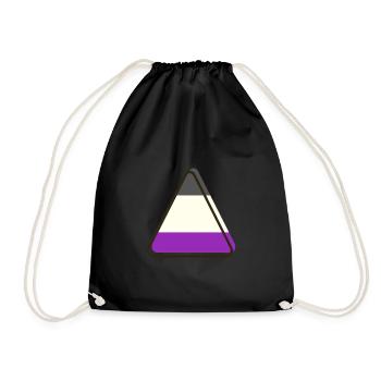 Triangle asexuel - Sac de sport léger - noir - Devant
