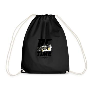 RC Car Racing Gift for an RC Racer - Drawstring Bag - black - Front