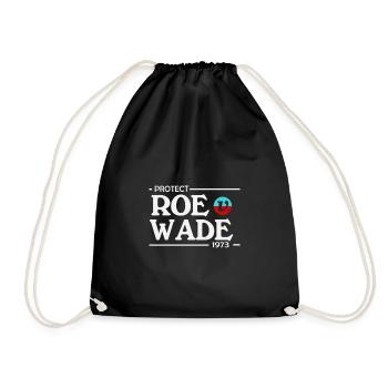 Schützen Sie Roe Gegen Wade 1973 - Turnbeutel - Schwarz - Vorne