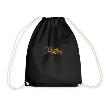 Mamie En Or Idées Cadeau Fêtes Des Grands-Mères - Sac de sport léger - noir - Devant