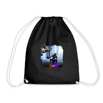 Rarecun Halloween Clown Motif Style 7 - Drawstring Bag - black - Front
