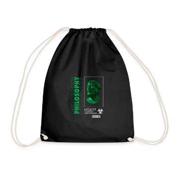 Philiosophy Streetwear - Turnbeutel - Schwarz - Vorne