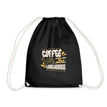 Coffee for Togetherness - Turnbeutel - Schwarz - Vorne