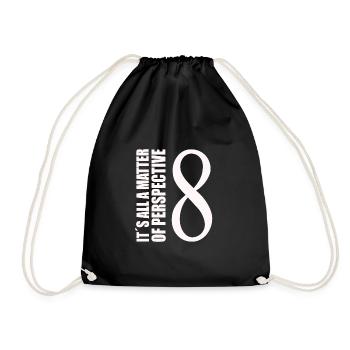 drôle de maths physique science - Sac de sport léger - noir - Devant
