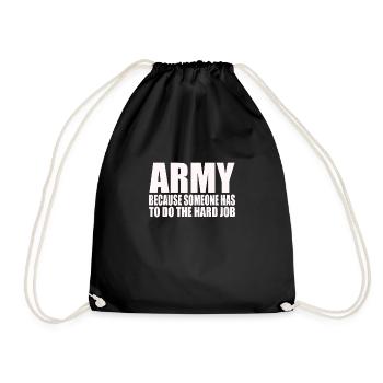 Drôle d’armée américaine Armée militaire américaine Soldat Armée - Sac de sport léger - noir - Devant