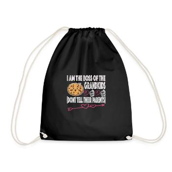 Grandma Omi Grandmother Gift Idea - Drawstring Bag - black - Front